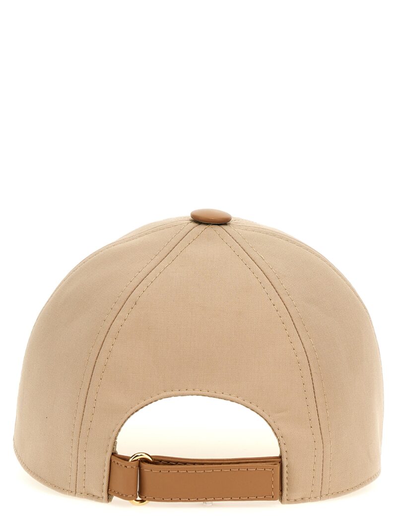 Logo embroidery cap Woman MAX MARA Beige