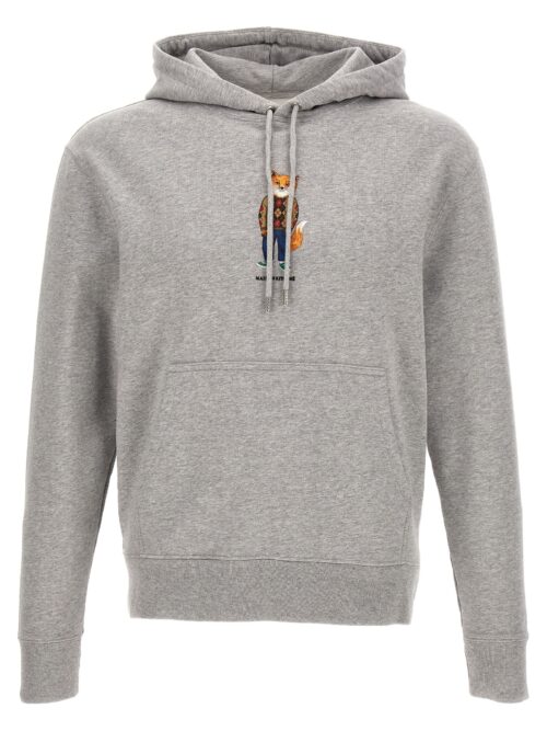 'Dressed Fox' hoodie MAISON KITSUNE Gray