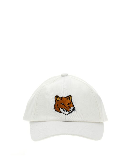 'Fox Head' cap MAISON KITSUNE White