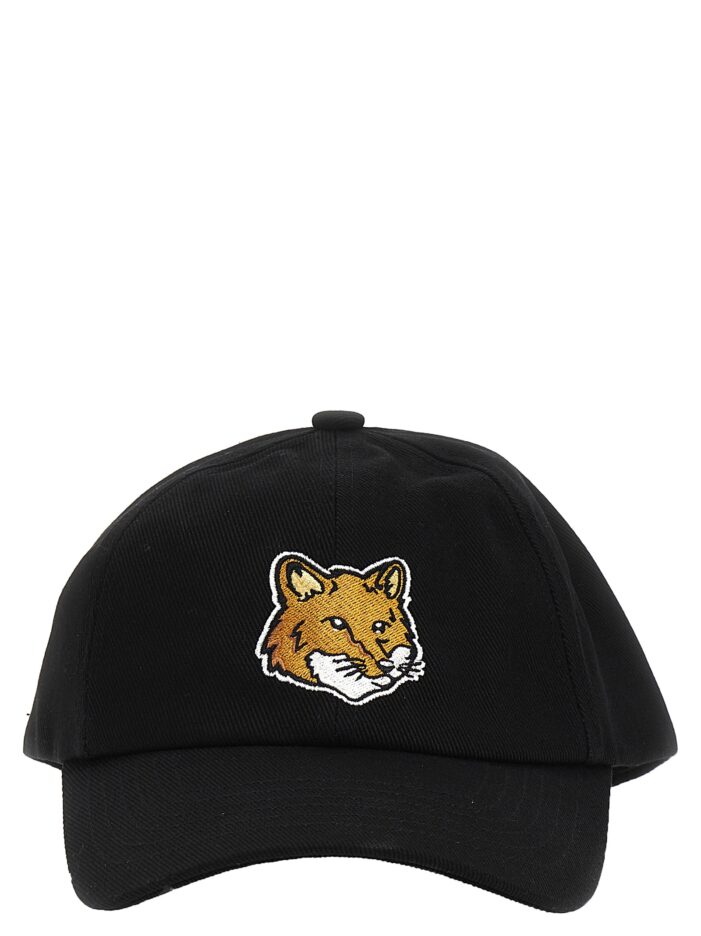 'Fox Head' cap MAISON KITSUNE Black