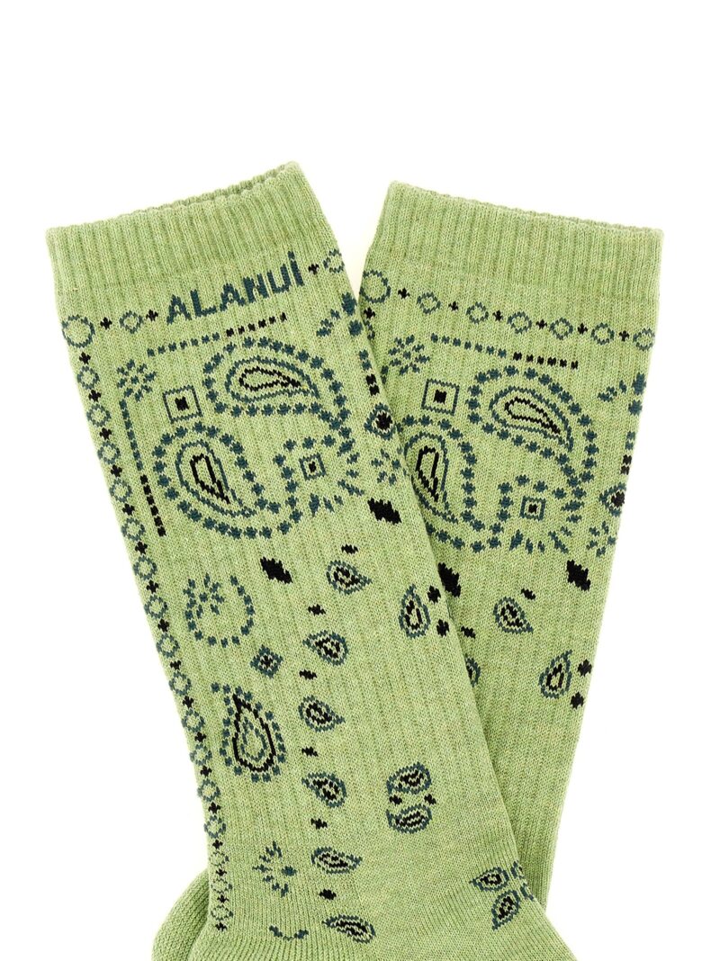 'Bandana' socks Woman ALANUI Green
