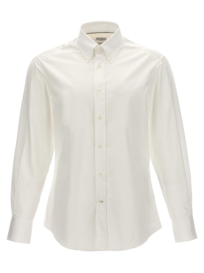 Cotton shirt BRUNELLO CUCINELLI White