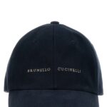 Logo embroidery cap BRUNELLO CUCINELLI Blue