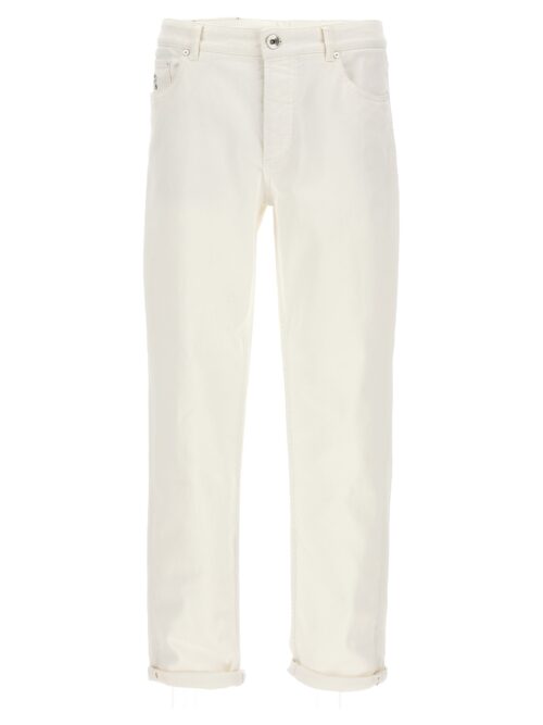 Traditional fit jeans BRUNELLO CUCINELLI White