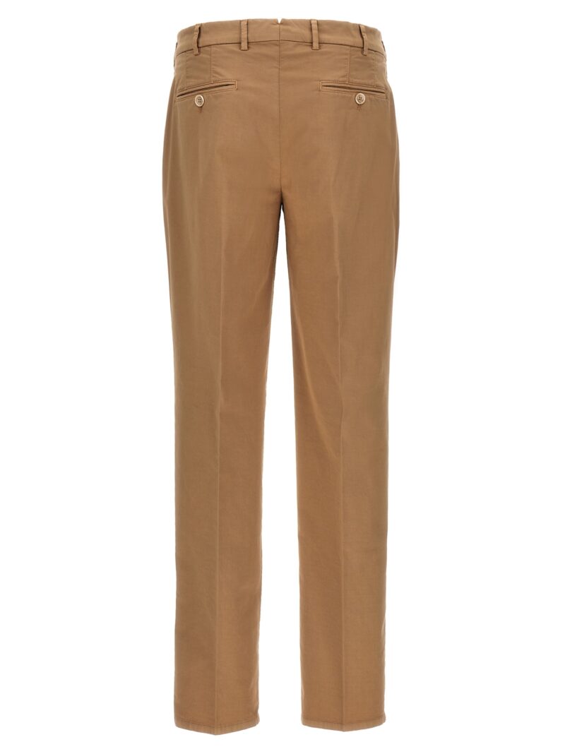 Garment-dyed trousers M289LI1770C6301 BRUNELLO CUCINELLI Beige