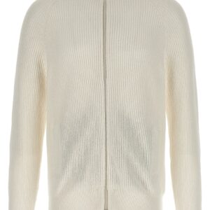 Zip sweater BRUNELLO CUCINELLI White