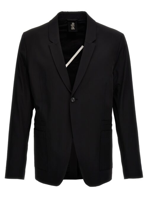 Nylon single-breasted blazer THOM KROM Black