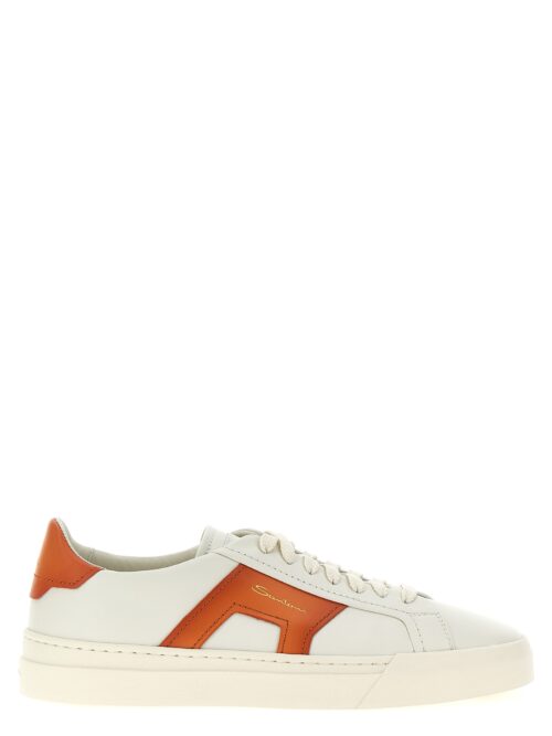 'Double Buckle' sneakers SANTONI Orange