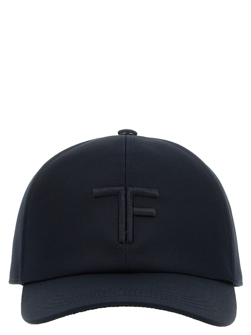 Logo embroidery cap TOM FORD Blue