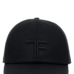 Logo embroidery cap TOM FORD Black