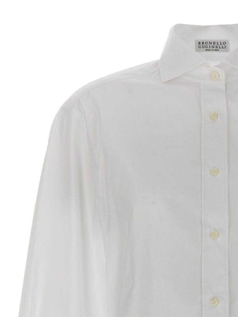 'Monile' shirt Woman BRUNELLO CUCINELLI White