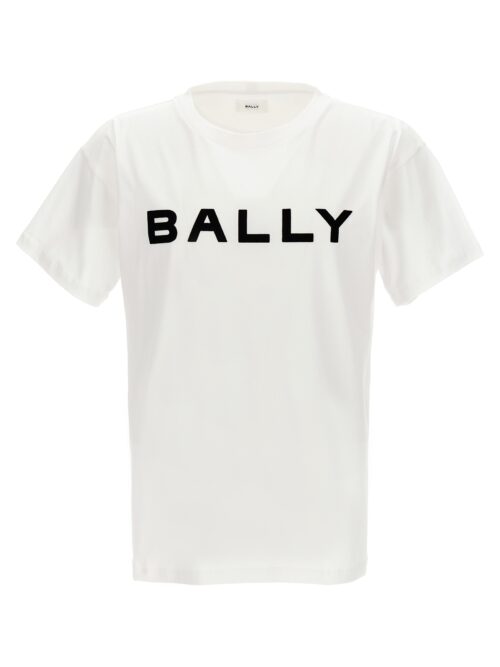 Flocked logo T-shirt BALLY White/Black