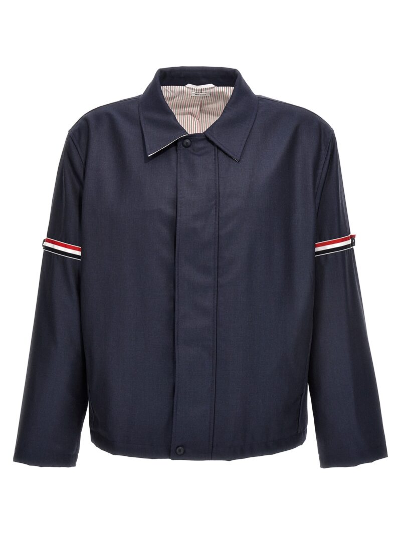 Short jacket THOM BROWNE Blue