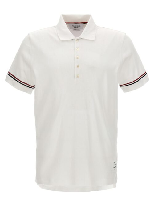 'RWB' polo shirt THOM BROWNE White