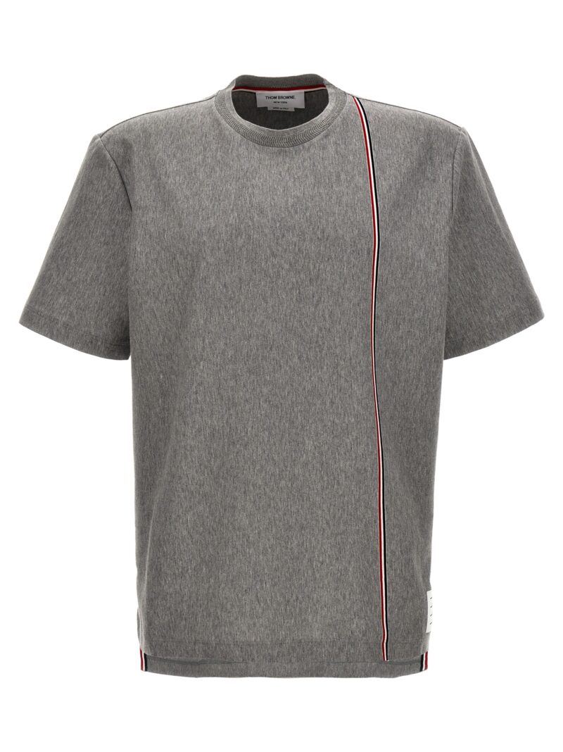 'Rwb' T-shirt THOM BROWNE Gray