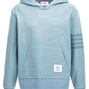 '4 bar' hoodie THOM BROWNE Light Blue
