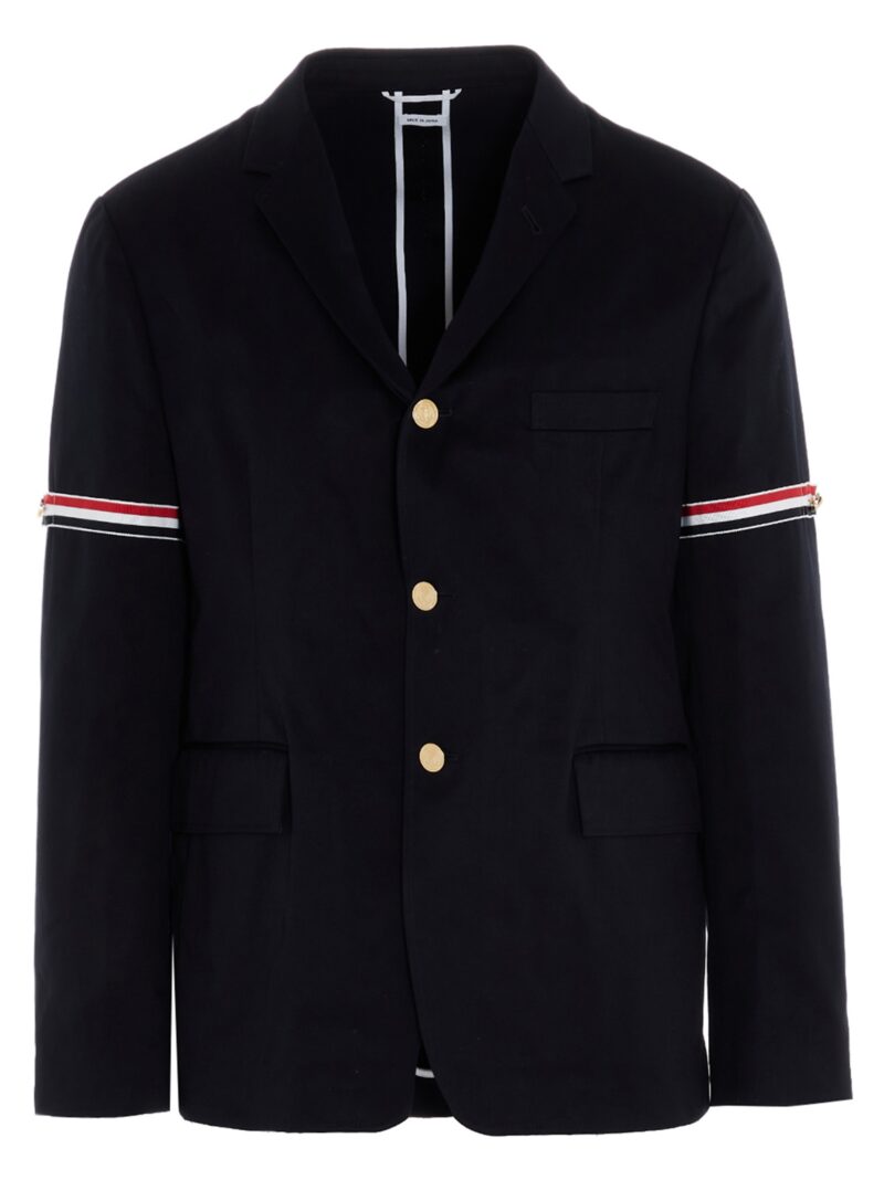 'Uncontructed Classic Sport' Blazer THOM BROWNE Blue