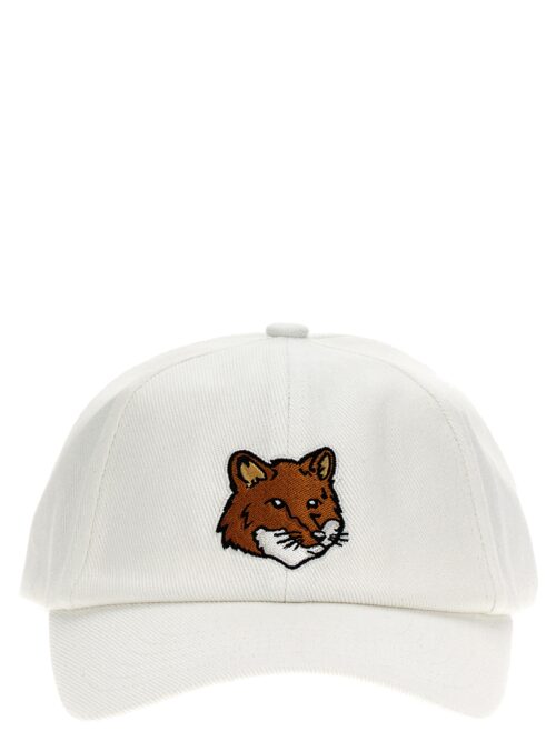 'Large Fox Head' cap MAISON KITSUNE White