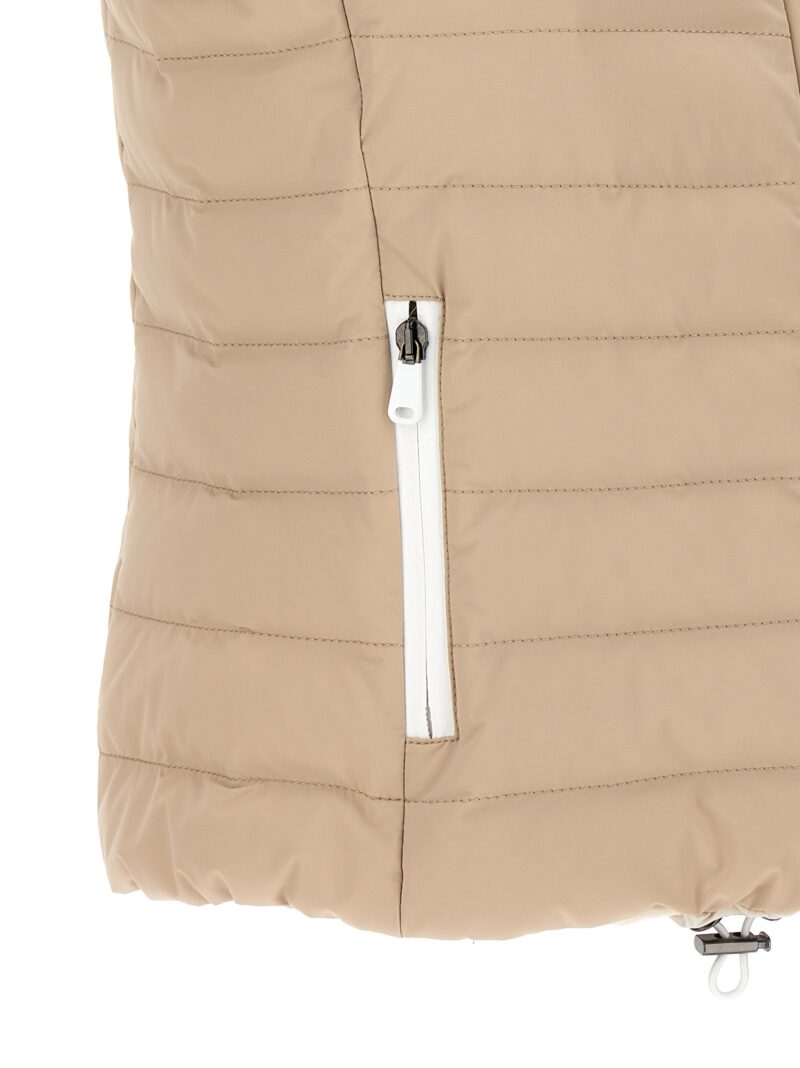 Jewel vest 86% polyolefin 8% elastane 6% pu BRUNELLO CUCINELLI Beige