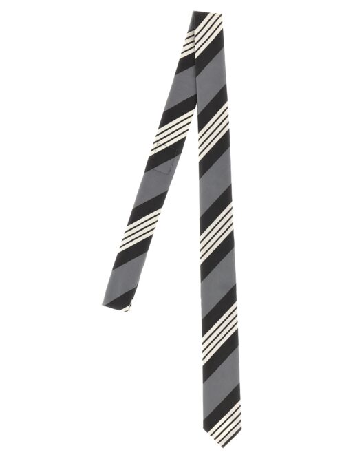 '4 Bar' tie THOM BROWNE Gray