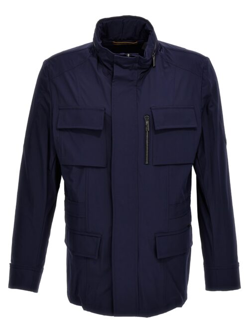 'Manolo-Kn' jacket MOORER Blue