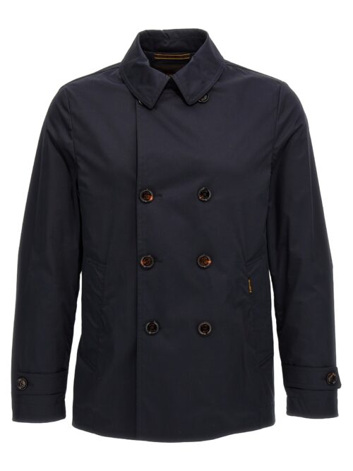 'Scarp-Arqua-Saf' trench coat MOORER Blue