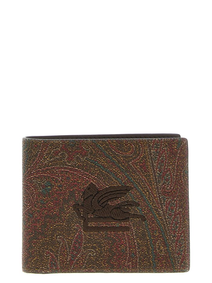 Paisley wallet ETRO Brown
