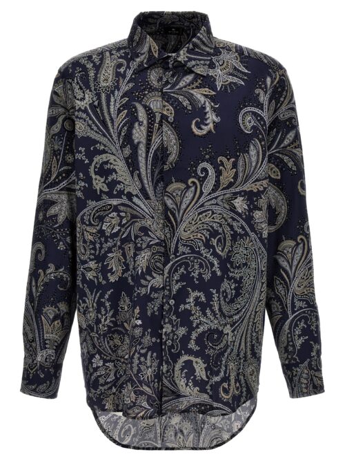 'Paisley' shirt ETRO Blue