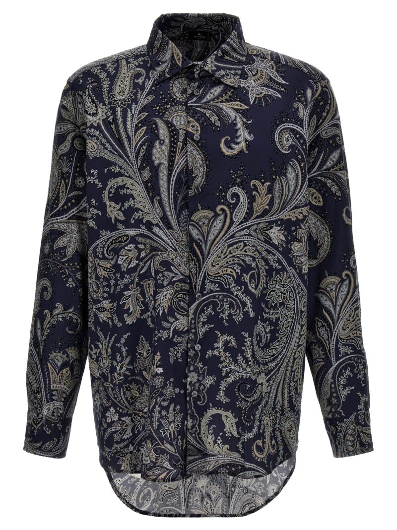 'Paisley' shirt ETRO Blue