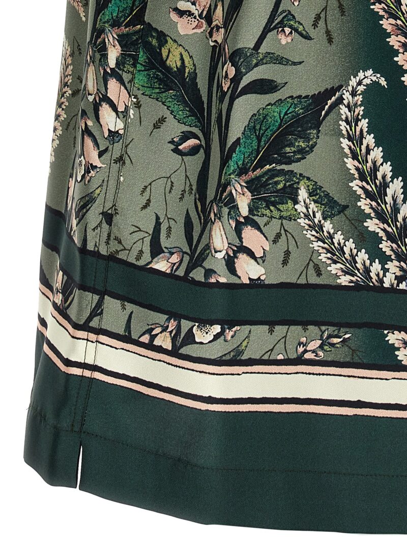 Floral print shirt 100% silk ETRO Green