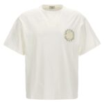 Logo embroidery t-shirt ETRO White