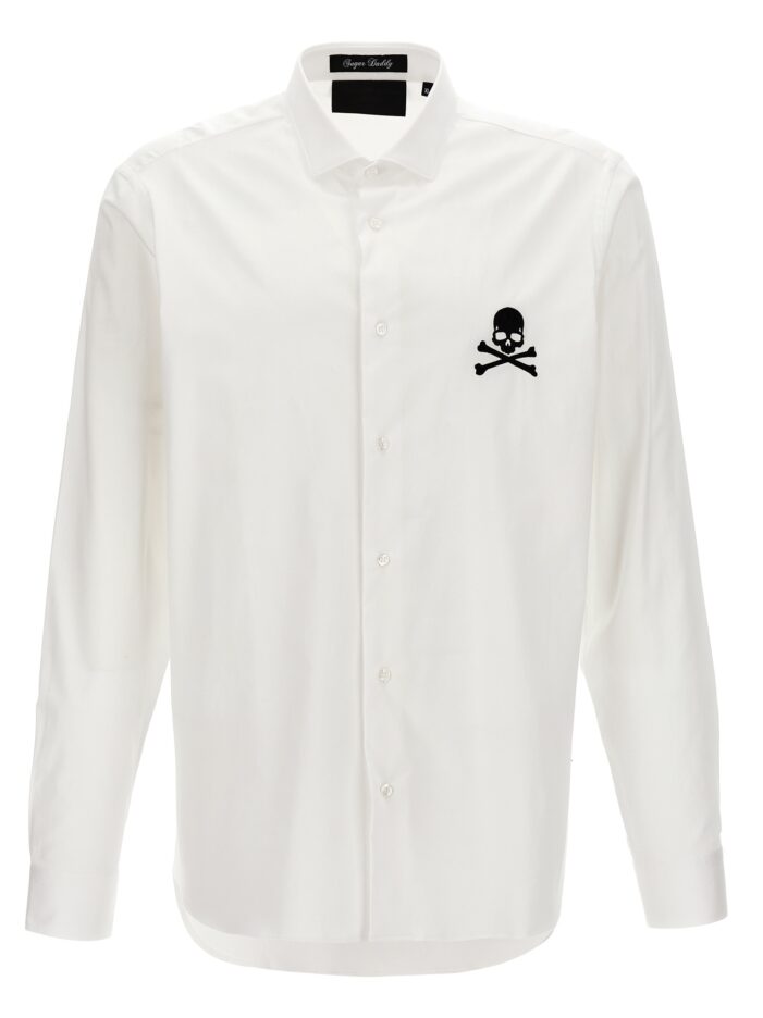 'Sugar Daddy Skull&Bones' shirt PHILIPP PLEIN White