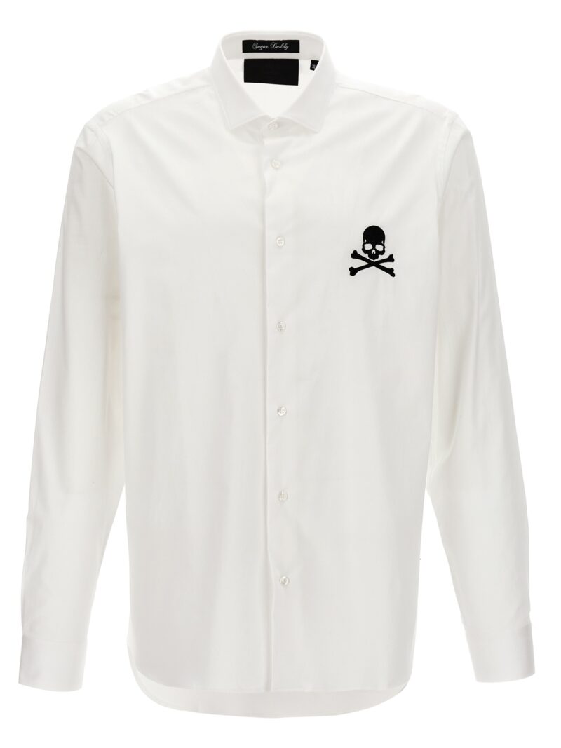 'Sugar Daddy Skull&Bones' shirt PHILIPP PLEIN White