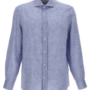 Linen shirt BRUNELLO CUCINELLI Light Blue