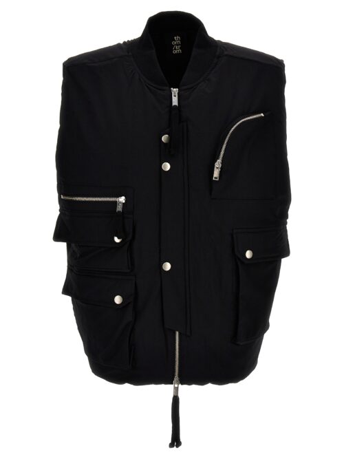 'Utility' vest THOM KROM Black