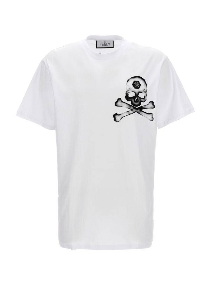 'Gothic Plein' T-shirt PHILIPP PLEIN White/Black