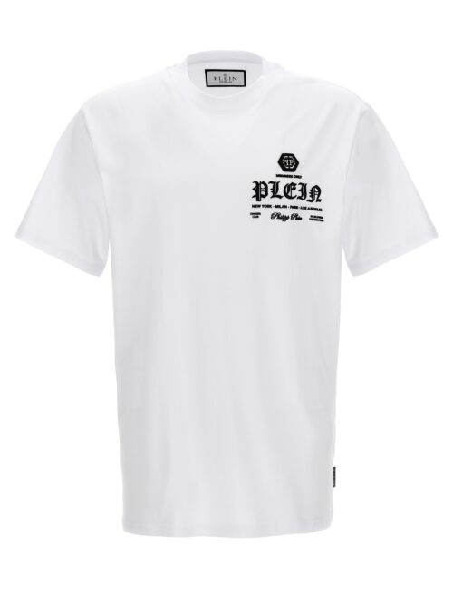 Rubberized logo t-shirt PHILIPP PLEIN White