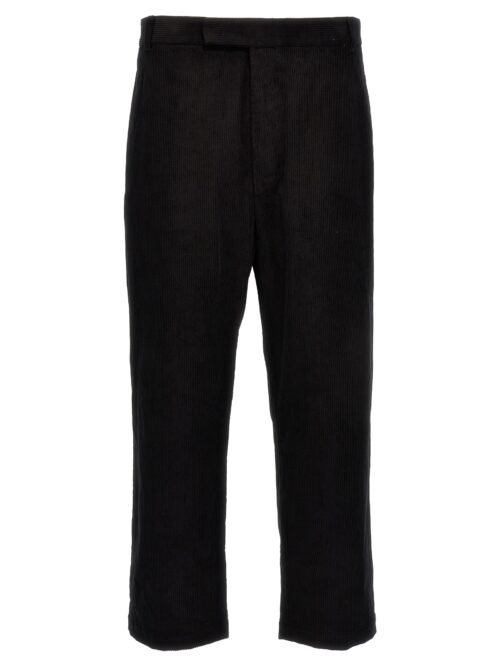 Corduroy pants THOM BROWNE Black