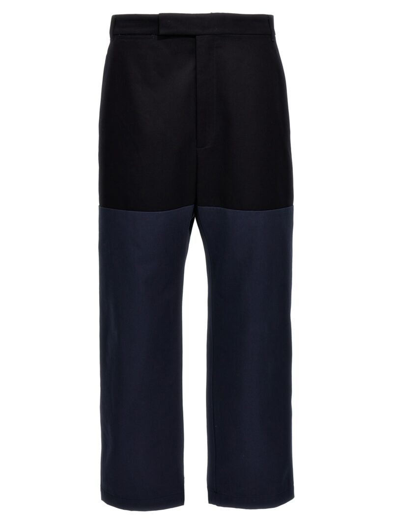 'Unconstructed combo' pants THOM BROWNE Blue