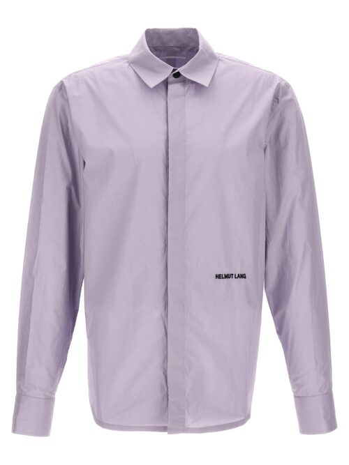 Embroidered logo shirt HELMUT LANG Purple