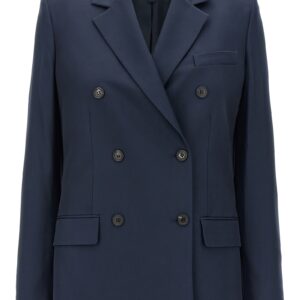 Double-breasted blazer THEORY Blue
