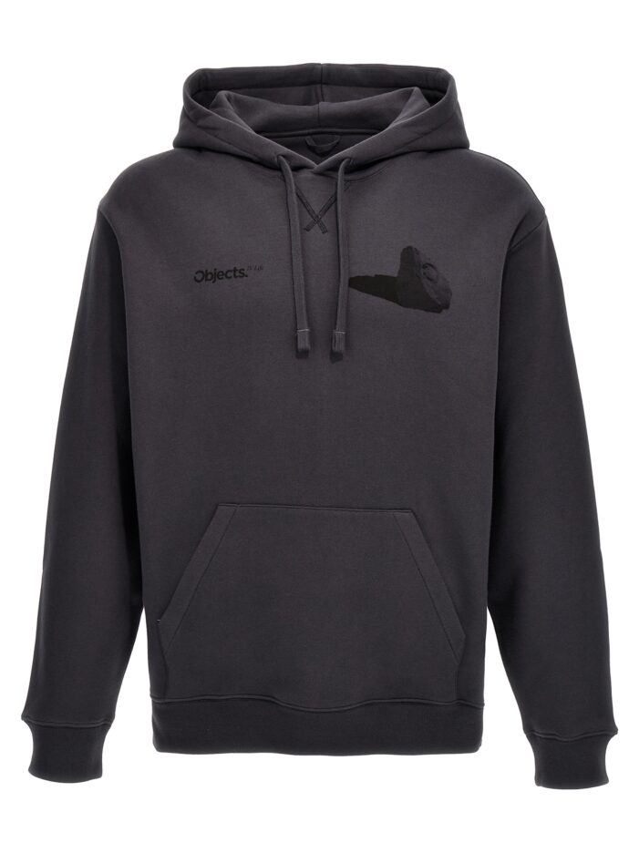 'Boulder Print' hoodie OBJECTS IV LIFE Gray