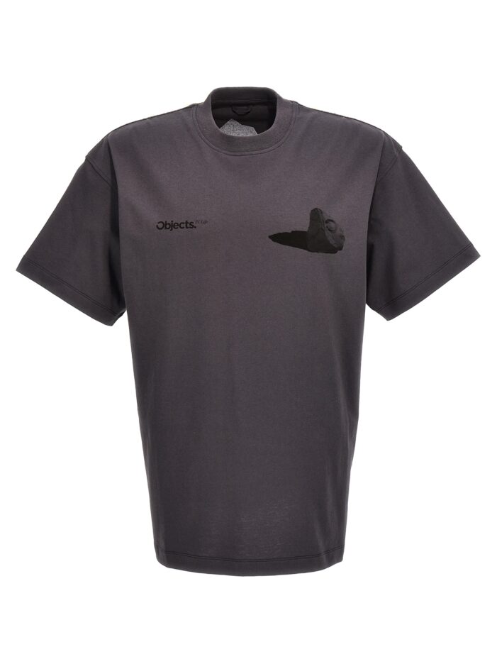 'Boulder Print' T-shirt OBJECTS IV LIFE Gray