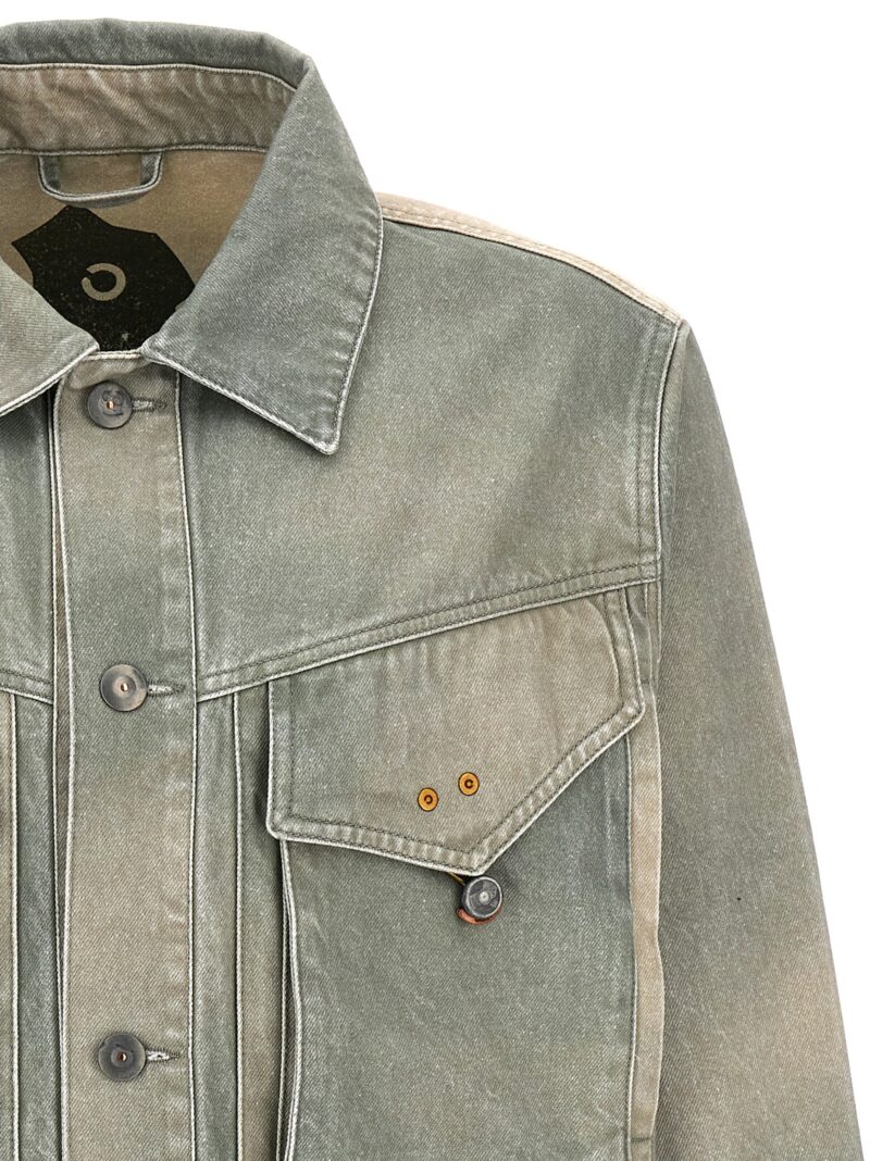 'Traditional Denim' jacket Man OBJECTS IV LIFE Green