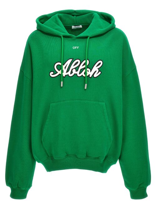 'College' hoodie OFF-WHITE Green