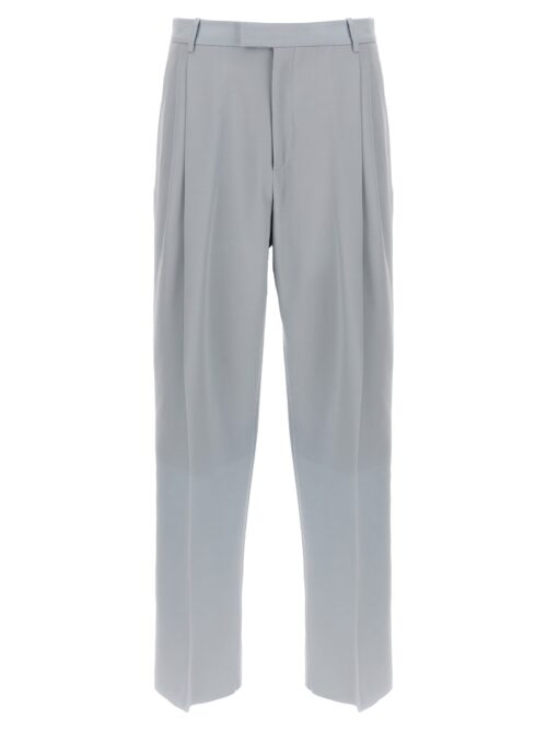 'OW Emb Drywo Smoking' pants OFF-WHITE Light Blue