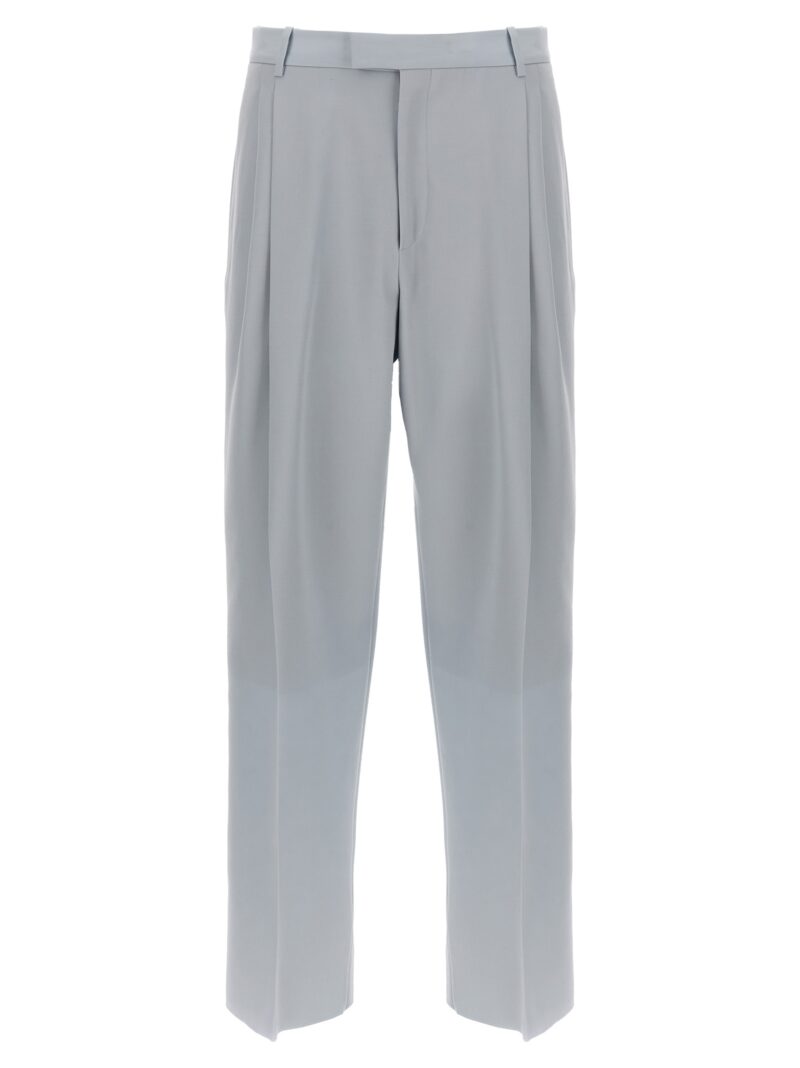 'OW Emb Drywo Smoking' pants OFF-WHITE Light Blue