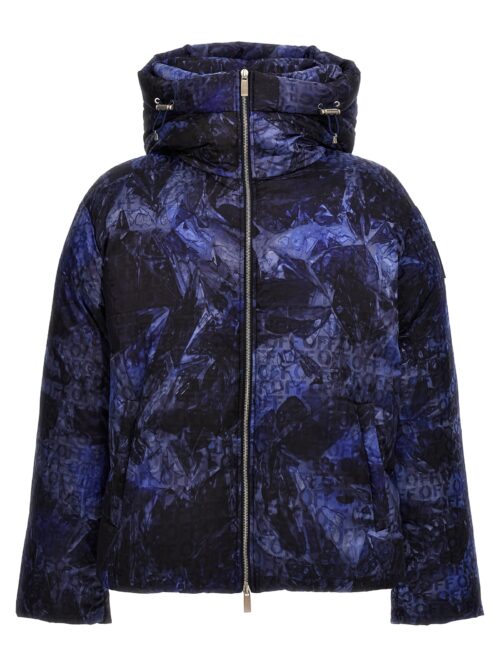 'Sierra leone' down jacket OFF-WHITE Blue