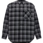 'Check Flannel Padded' jacket OFF-WHITE Gray