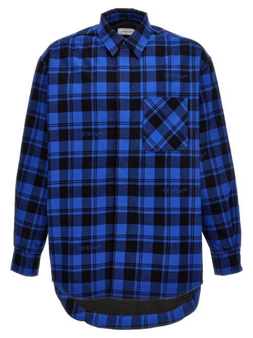 'Check Flannel' overshirt OFF-WHITE Blue